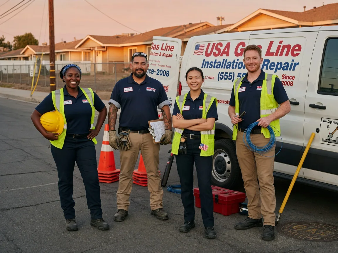 Gas Line Installation company in Aubrey, TX